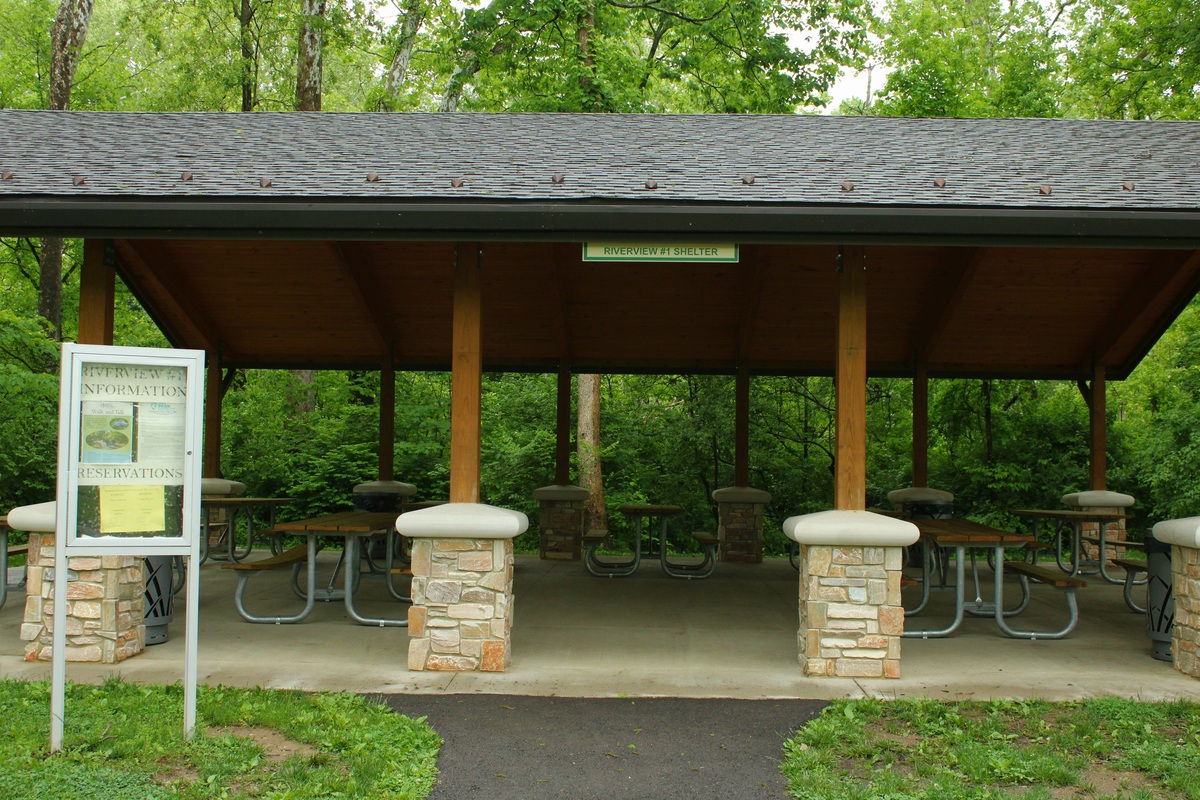 picnic shelter side view